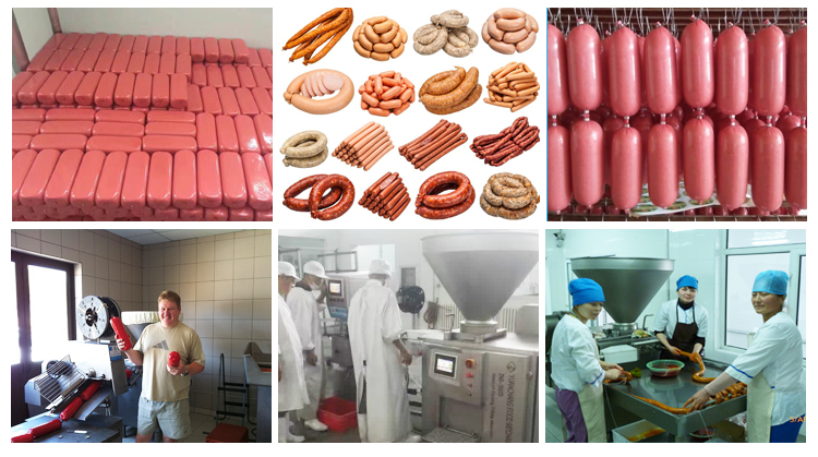 Lunch-Meat-Filling-Machine-for-Ground-Meat application